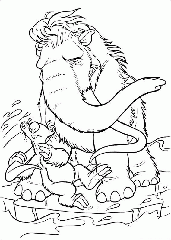 ice age 4 diego coloring pages - photo #30